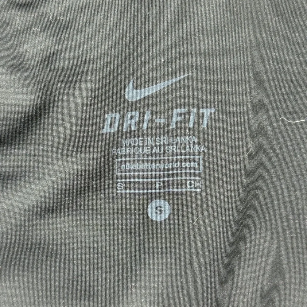 Nike Dri-FIT Womens Small Running Shorts Black Zipper Pocket Athletic Active